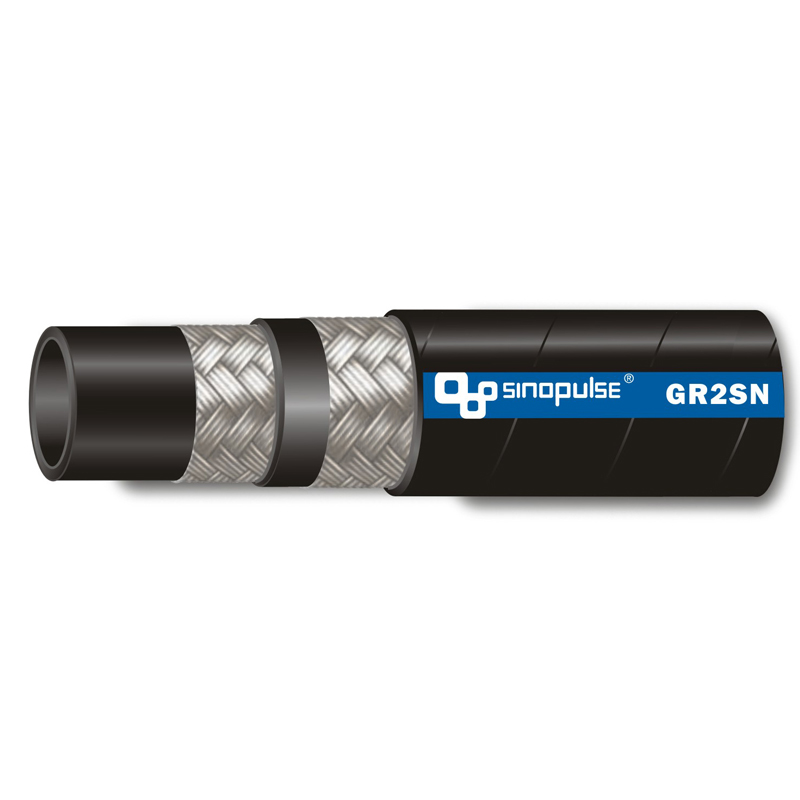 DIN EN853 2SN/ SAE100R2AT Two Steel Wire Braided Hydraulic Hose