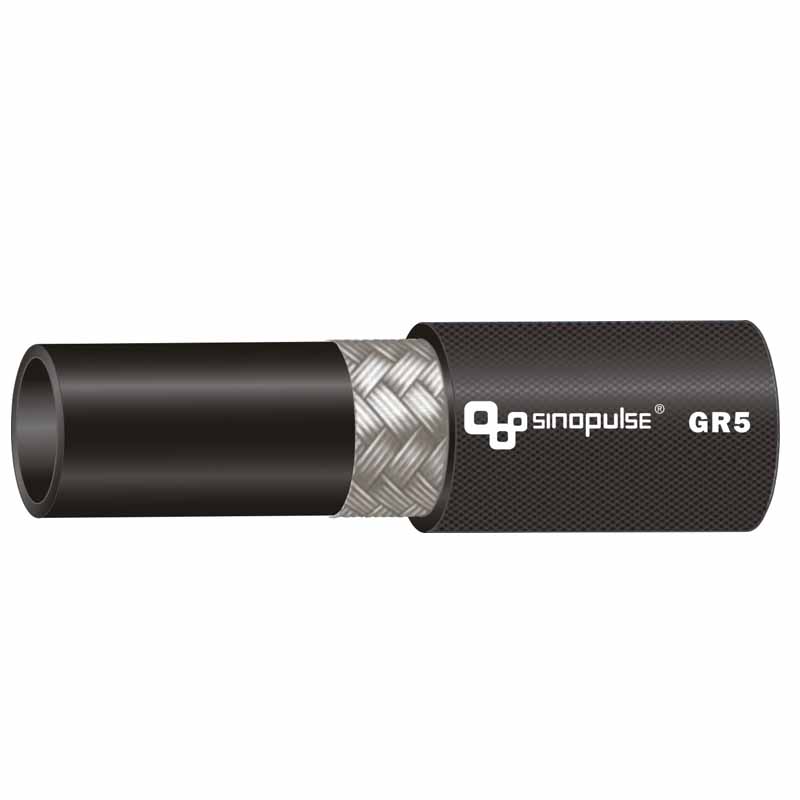 SAE100 R5 Single Wire Braided, Textile Covered Hydraulic Hose