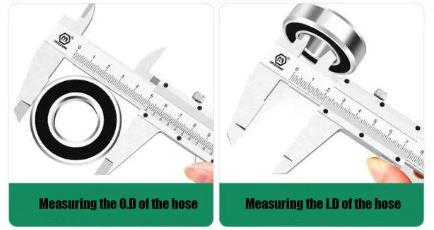 measuring hose diameter