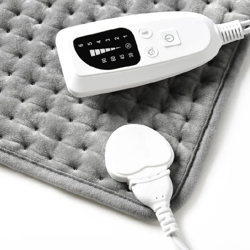 Couverture électrique en velours douce et chaleureuse pour des nuits réconfortantes