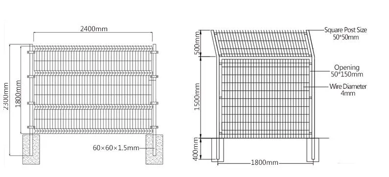 6 ft steel fence post
