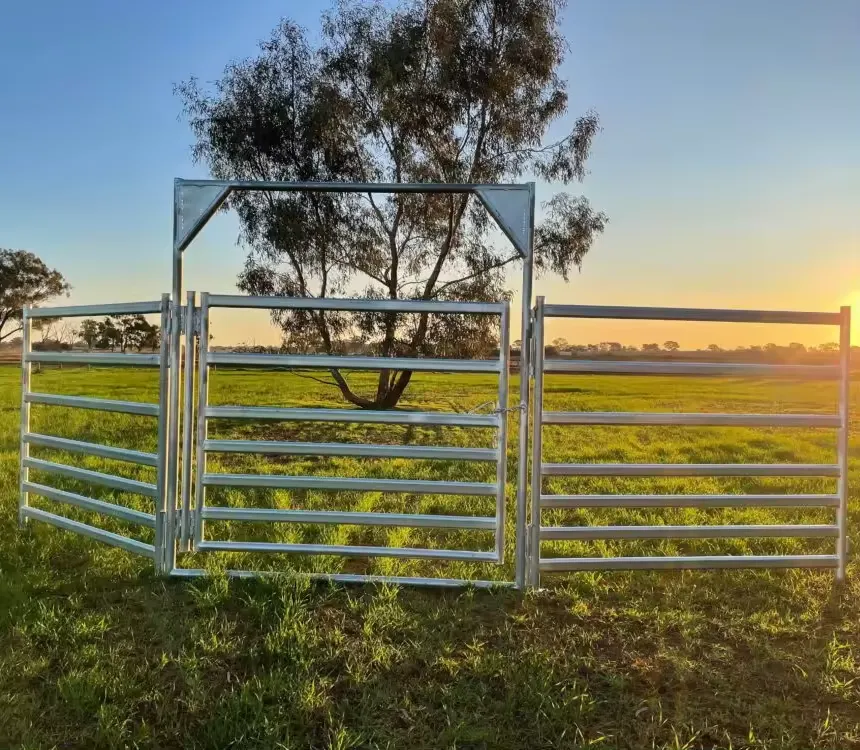 installing field fence with t posts