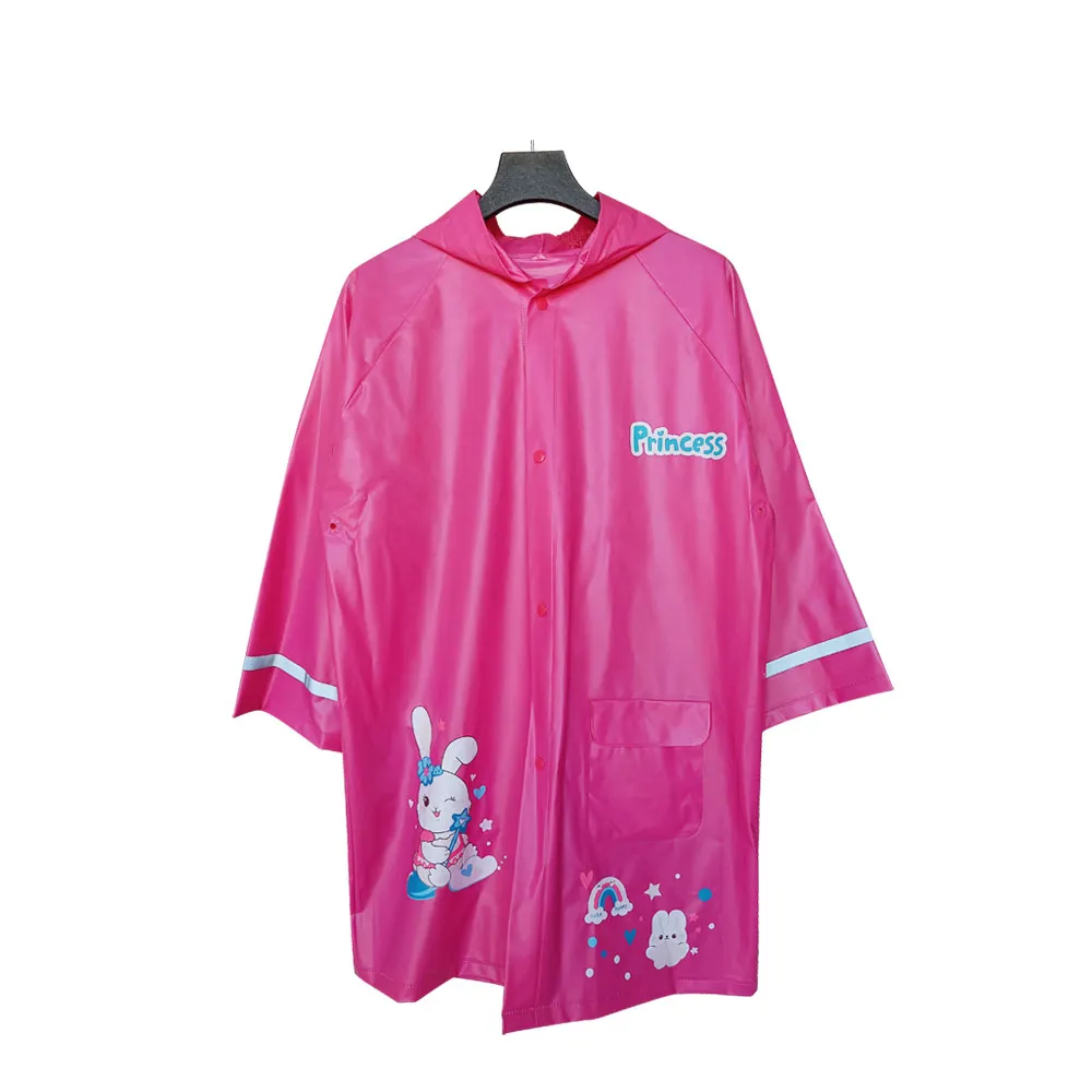 Kids PVC Bunny Raincoat