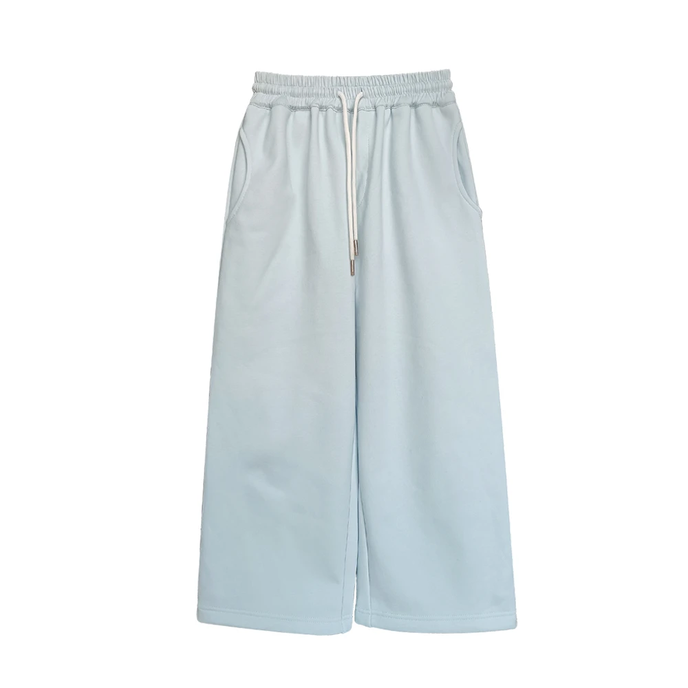 Kids' Baby Blue Fleece-Lined Sweatpants