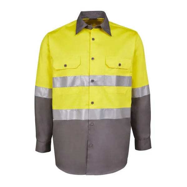 Hi Vis  190G two tone Work Shirt