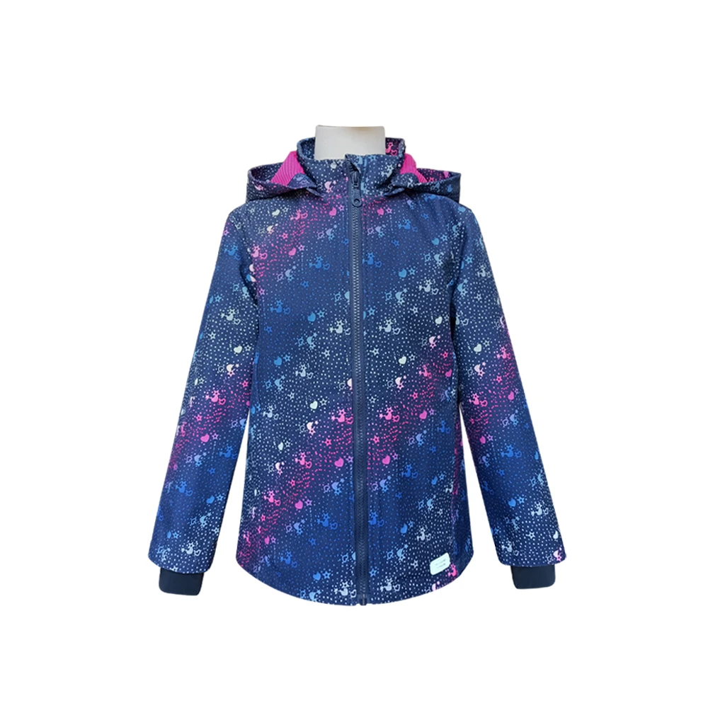 Girls Spring Windproof Softshell Jacket