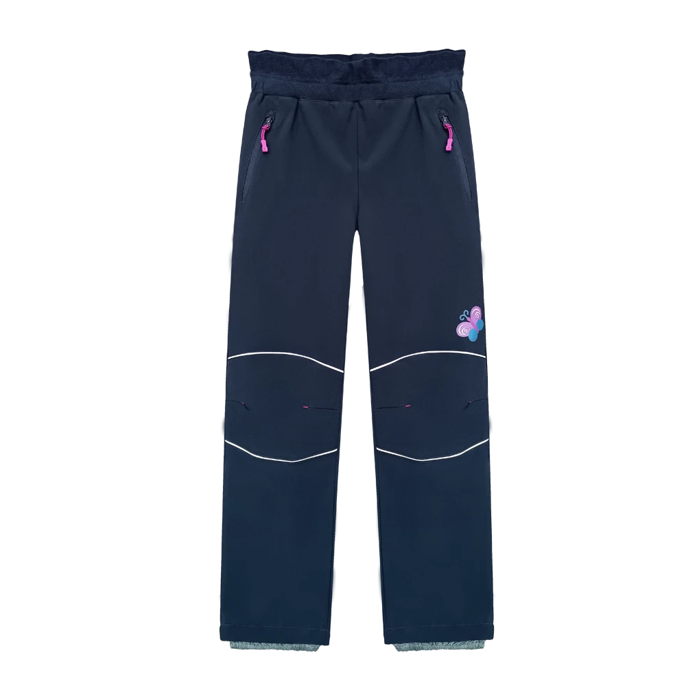Girl Spring Soft Shell Outdoor Pants—Water-Resistant, Warm?