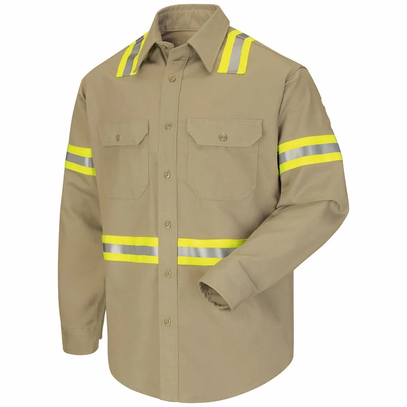 Men Protective Safety Workwear Shirts