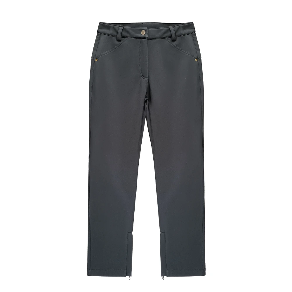 Ladies Polyester Softshell Plush Bonded Pants