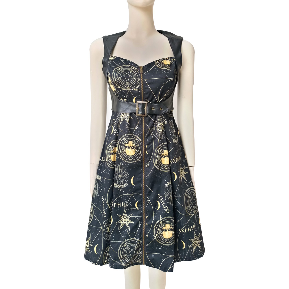 Sleeveless High Quality black Dress