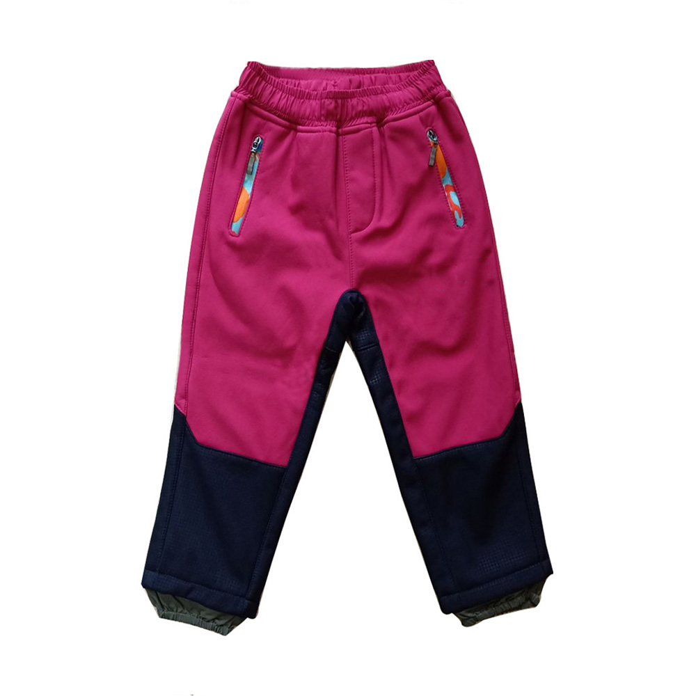 Boys Girls Winter Softshell Outdoor Pants