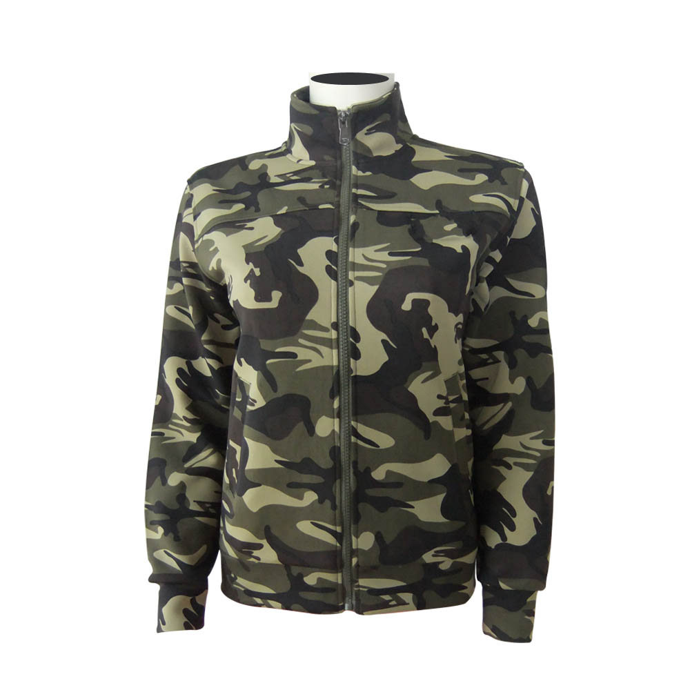 Women Knitted Camouflage Jacket