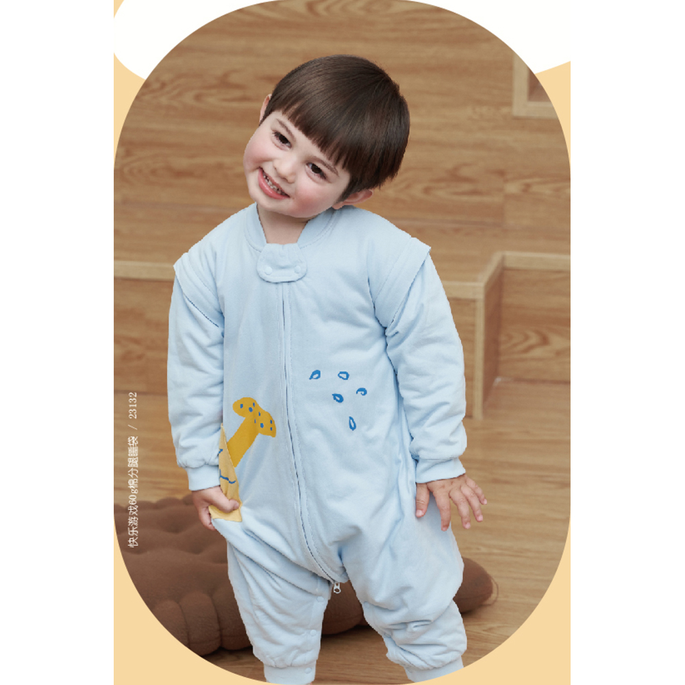 Baby Sleeping Bag – Organic Cotton, TOG-Rated, Easy-Zip