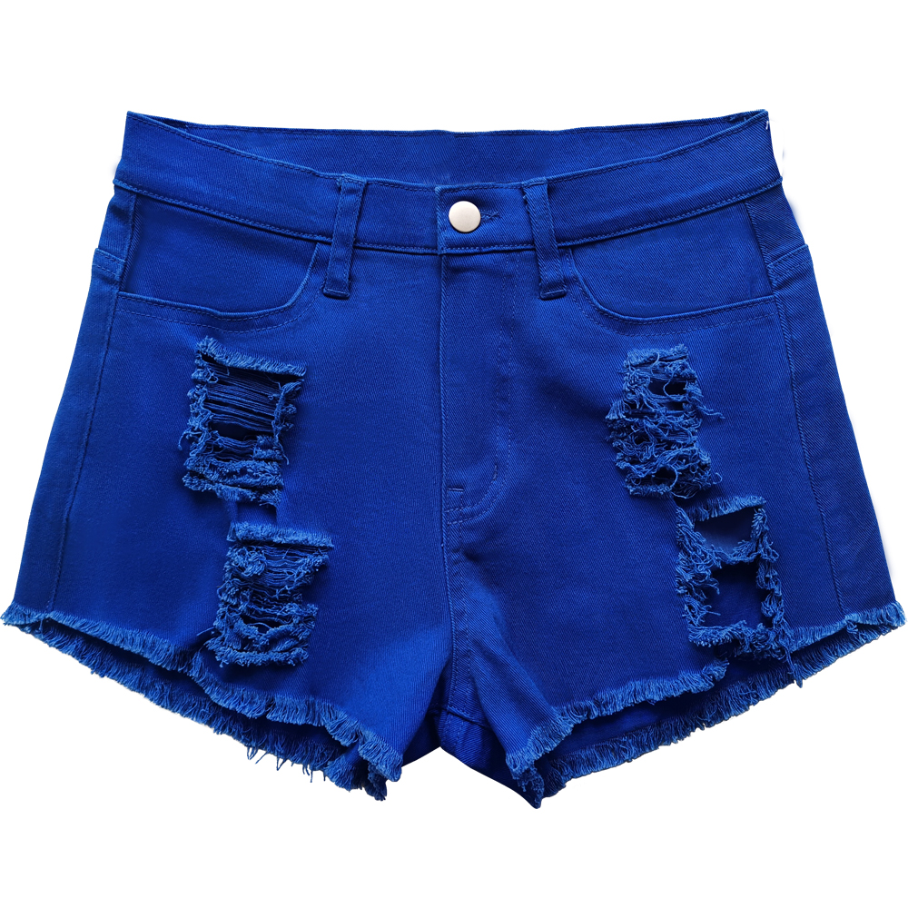 Women  Blue Shorts Pants