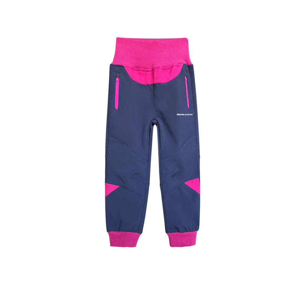 3-8Y Kids High Waist Softshell Pants