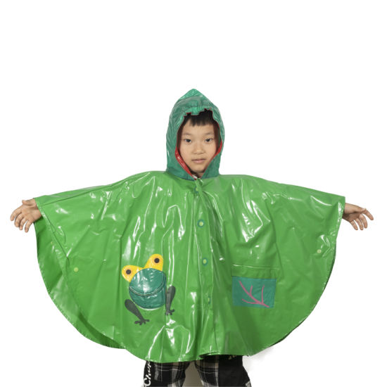 Kids PVC Rain Poncho