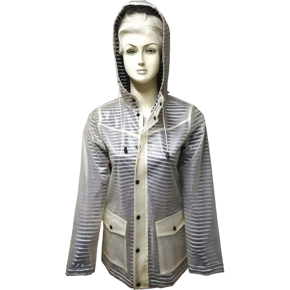 Women Raincoat TPU Rain Jacket