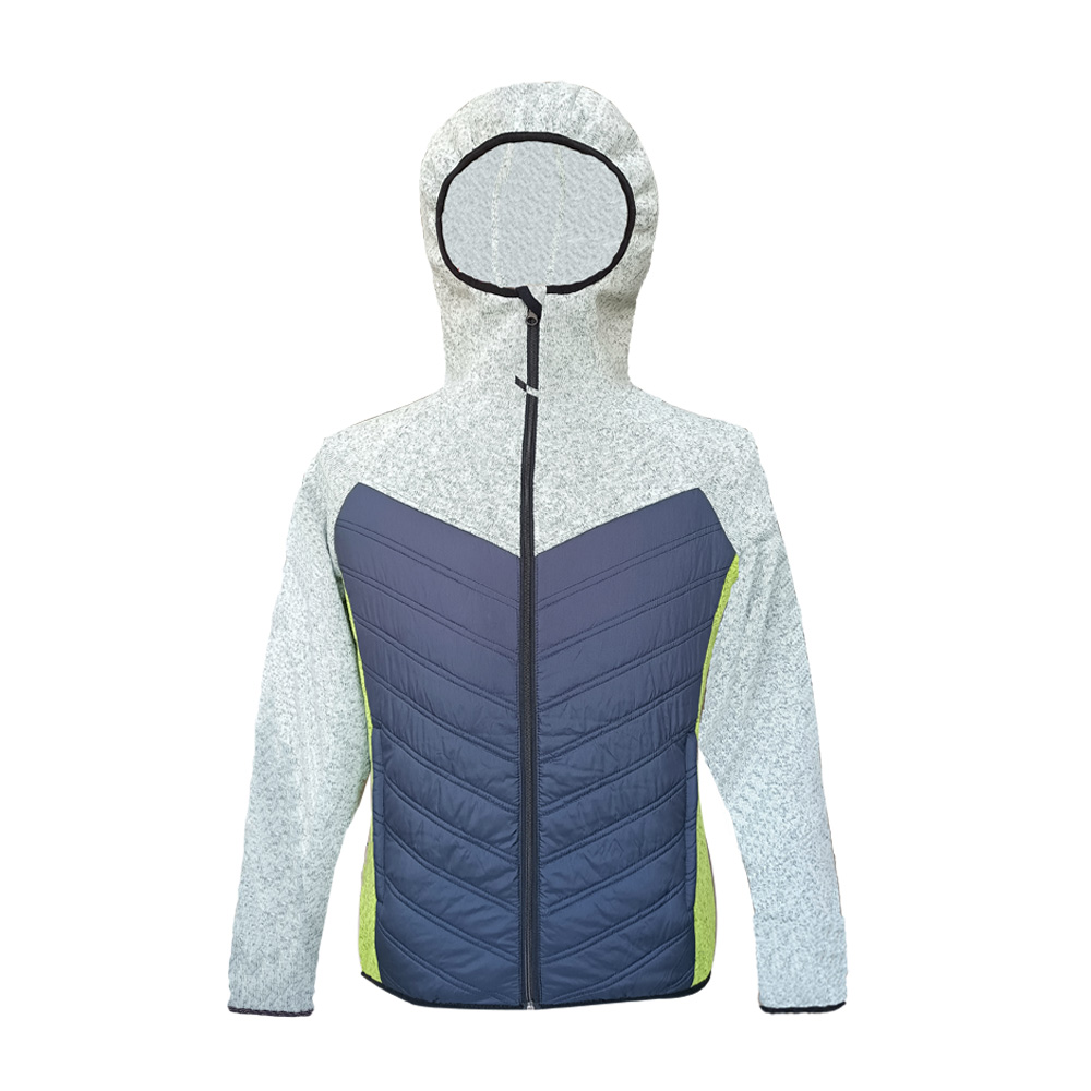 Men’s knitting quilted jacket
