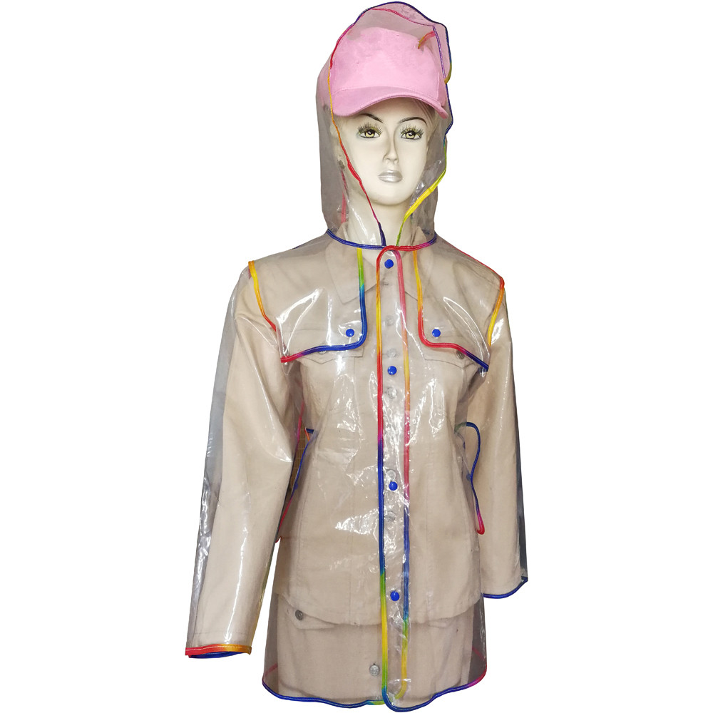 Women Water Resistant TPU Rain Jacket
