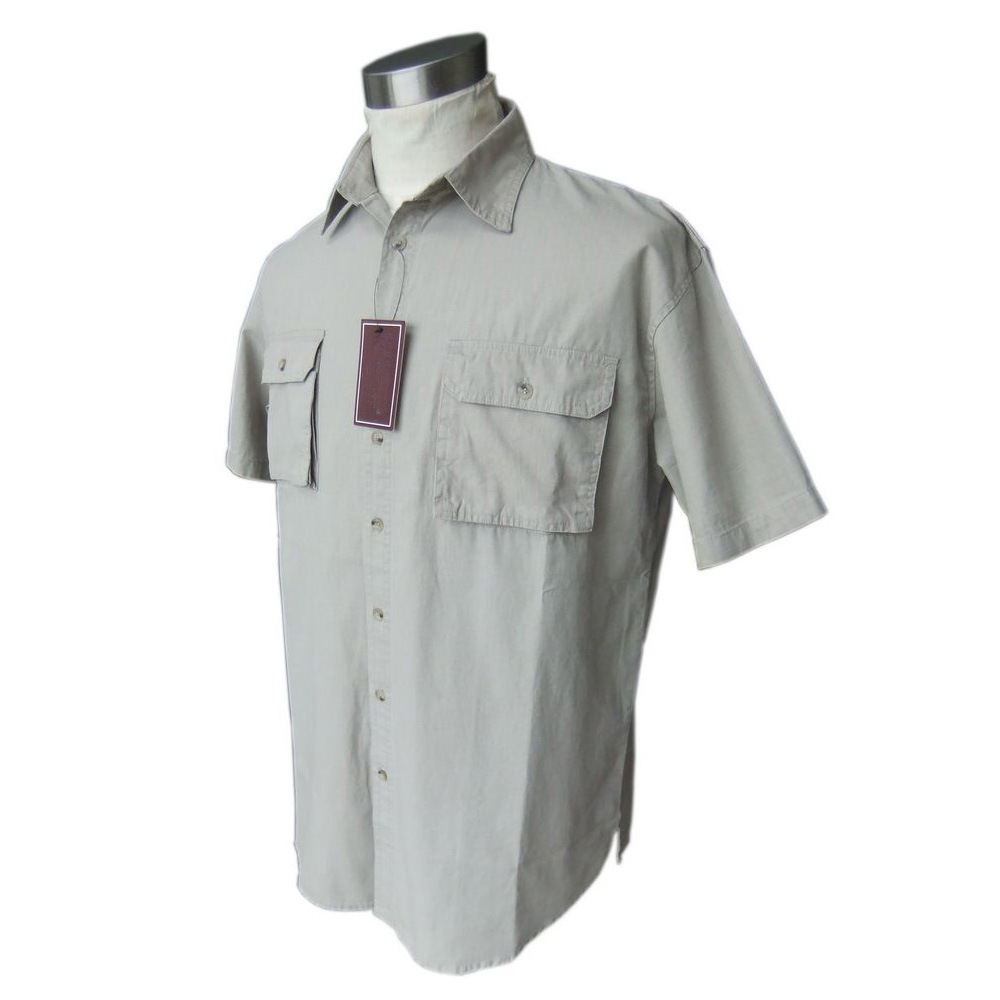 Men Short Sleeve Work Shirt