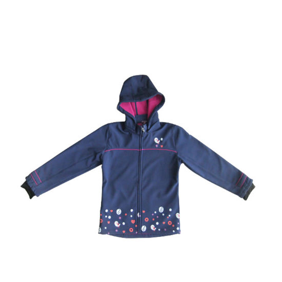 Softshell Children Jacket, Breathable and Waterproof, Warm