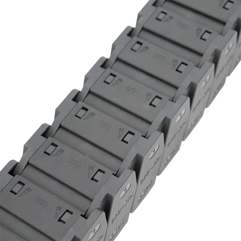 40*50 mm reinforced nylon high speed muted cable drag chain
