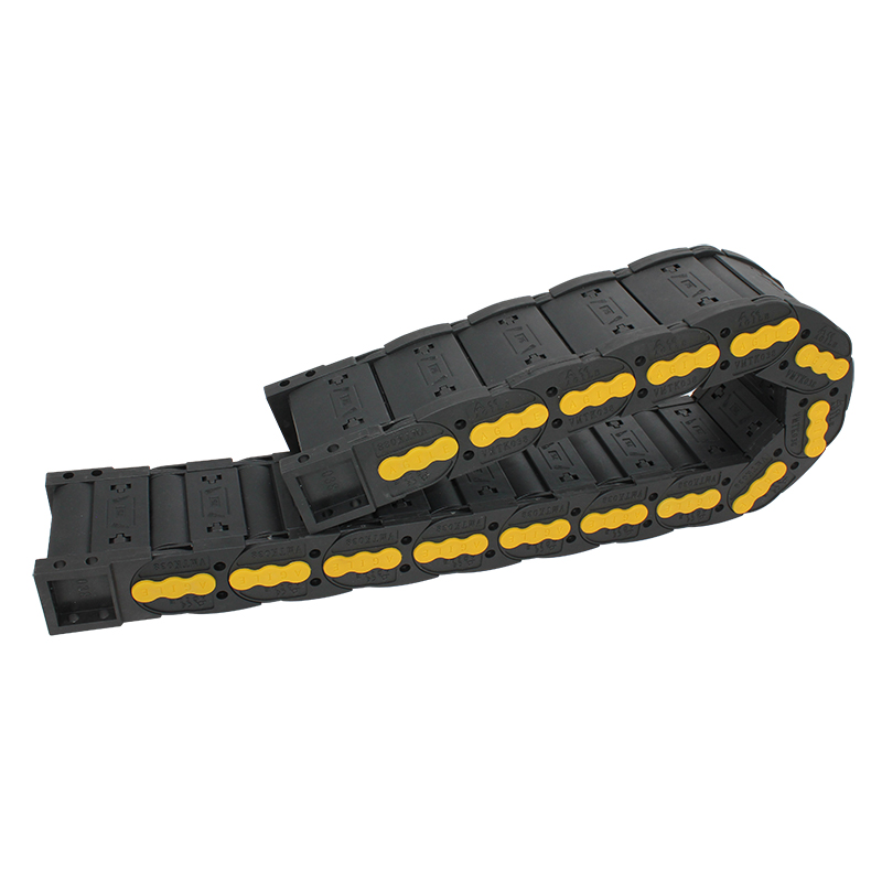 38*75 mm VMTK electrical enclosed heavy duty cable chain for cnc