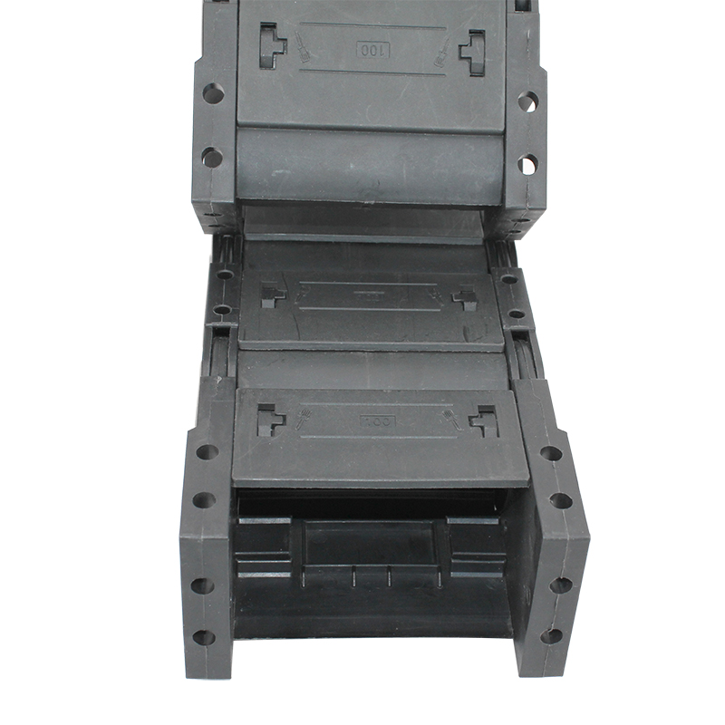 48x100mm VMTK Long Travel CNC Flexible Plastic Enclosed Cable Chain