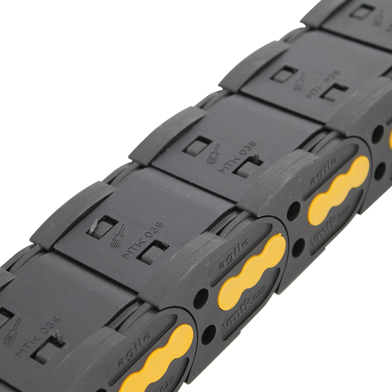 25*38 mm VMTK plastic PA6 enclosed dust-free cable chain
