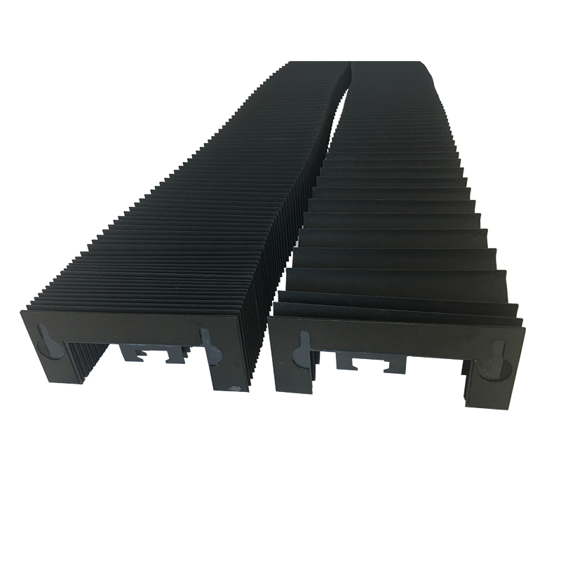 cnc nylon leather horizontal vertical flexible dust bellow cover