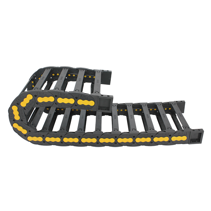 38*200 mm VMTK PA6 plastic long travel energy chain for cnc