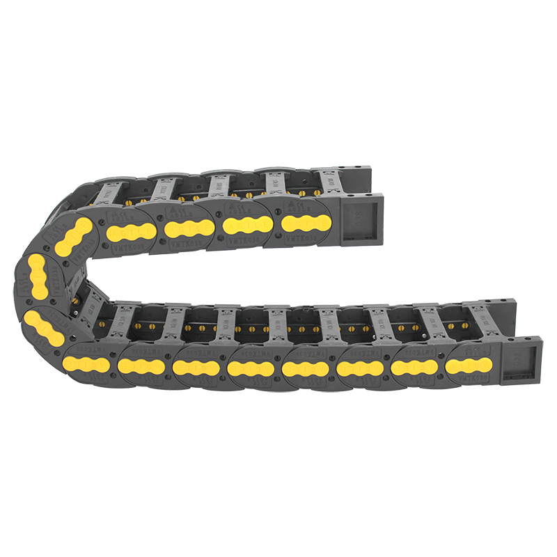 VMTK 38100 mm bridge flexible energy chain for CNC—quiet?