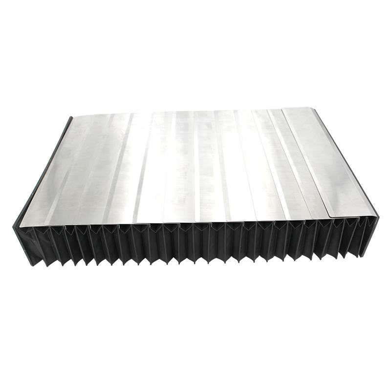 steel dust cover anti-fire cnc machine lathe armor accordion bellow cover