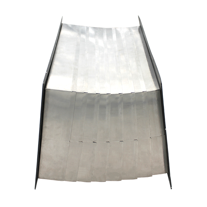 steel metal square telescopic accordion cylinder dust bellow cover