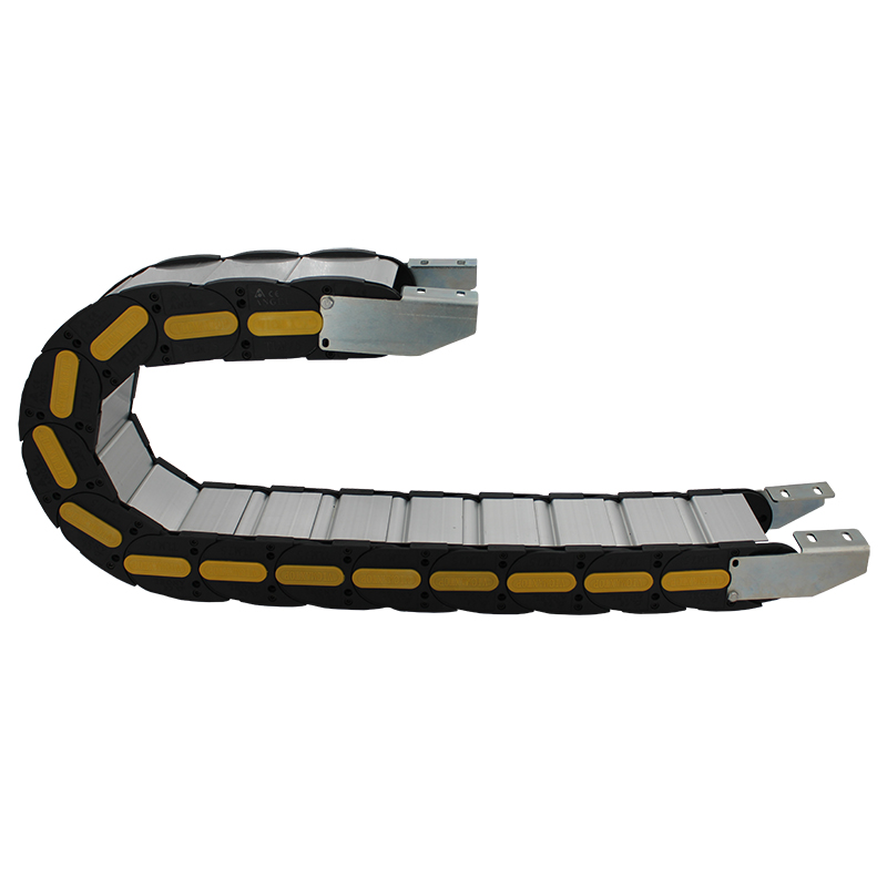 50*100 mm VMTM type aluminum alloy plate nylon enclosed energy chain