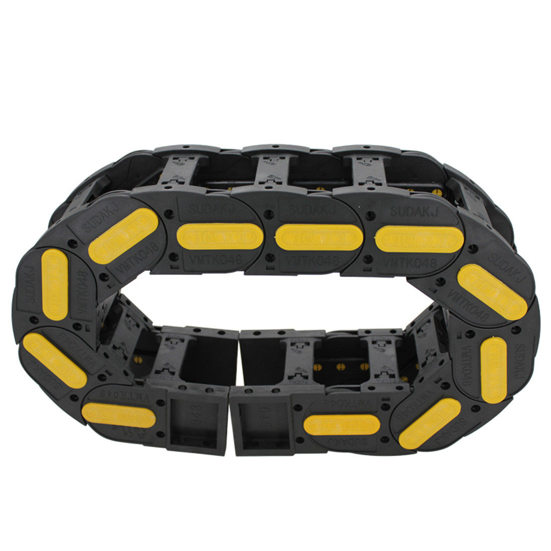 48*75 high load capacity reinforced nylon cable chain for long travel distance