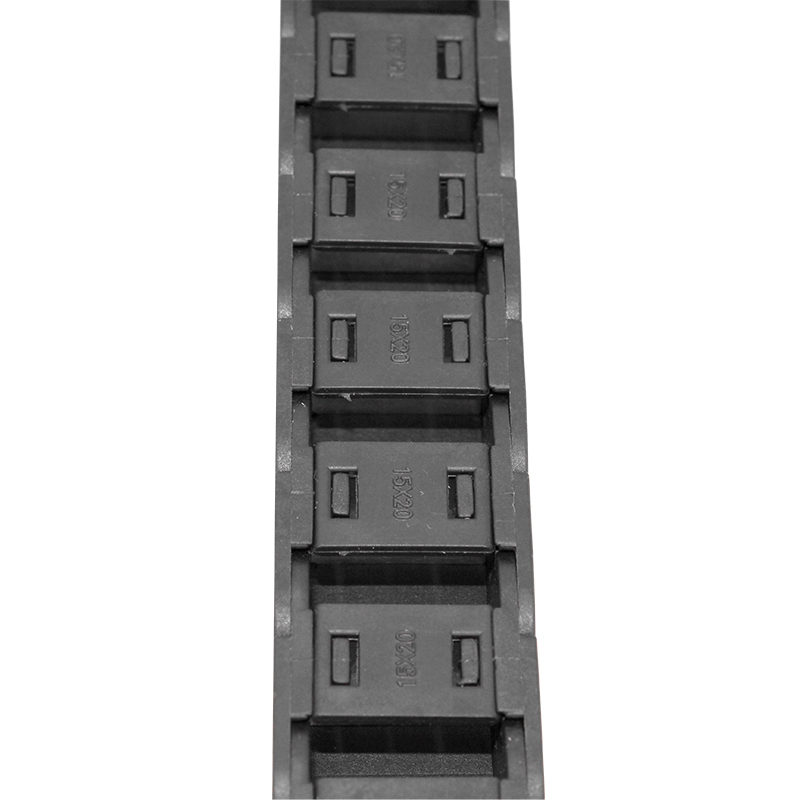 1520 Mini Reinforced Semi-Enclosed Nylon Drag Chain - Durable Cable Protection