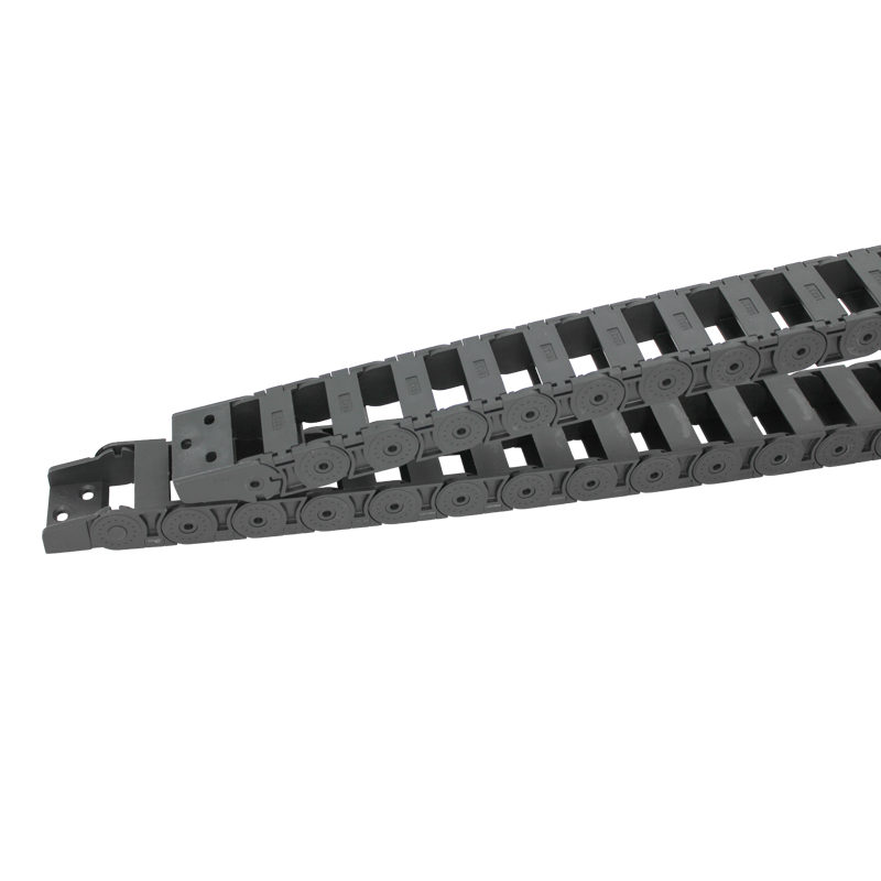 18x37 MT CNC Cable Carrier: High Strength, Outside Opening Nylon