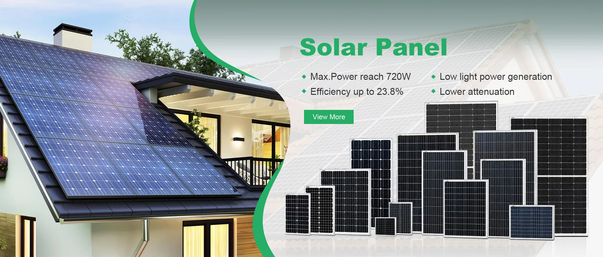 1kva solar panel size