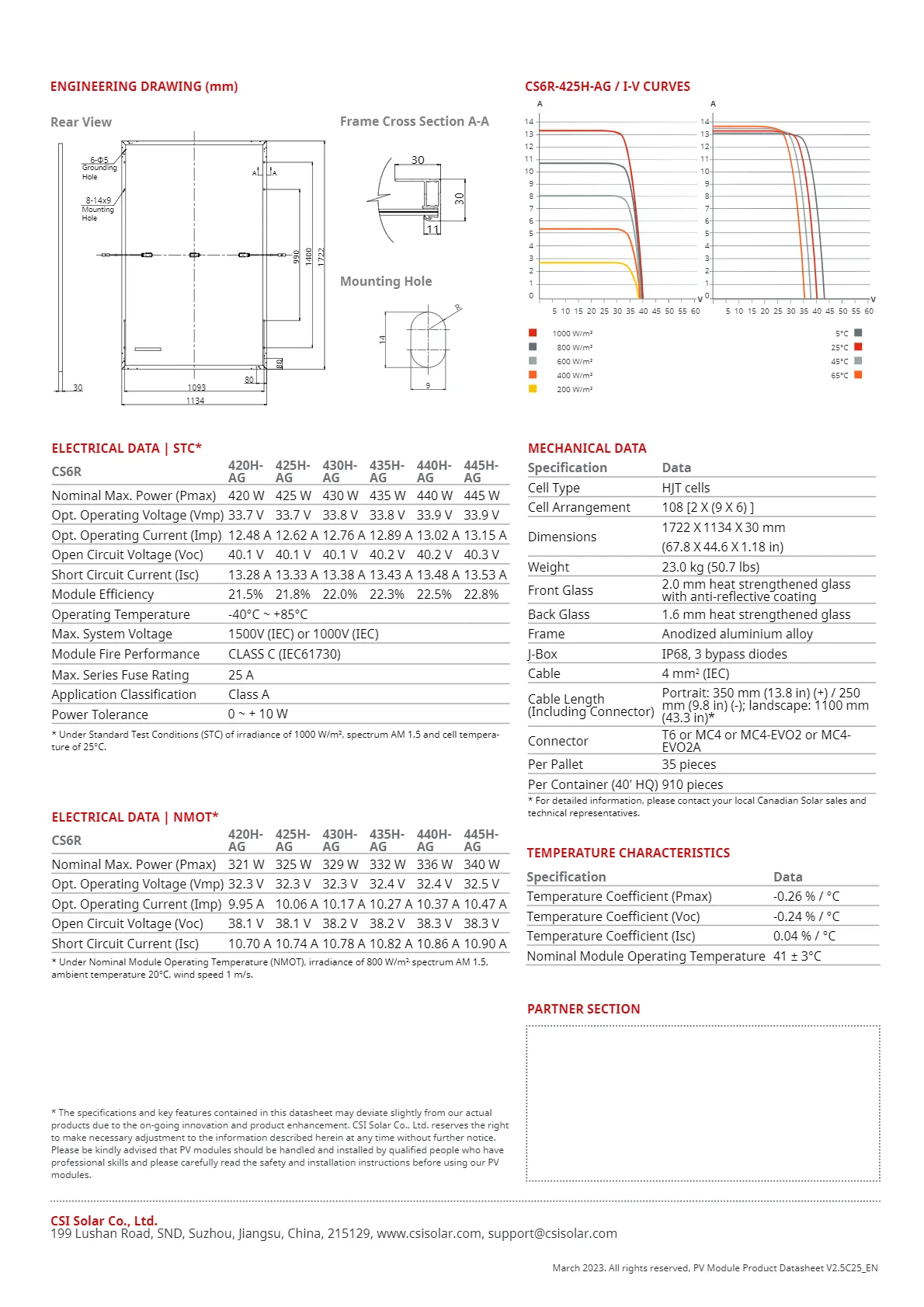 440w solar panel size