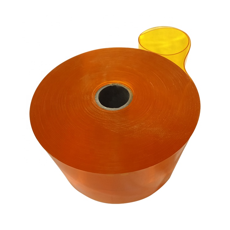 Yellow Anti-Insect PVC Garage Strip Door Curtains - Bug-Proof & Durable