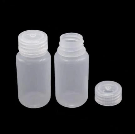 Pharmaceutical 10ml 20ml Brown Pet Plastic Liquid Syrup Bottle With Screw Cap Screen Printing For Medicine Packaging