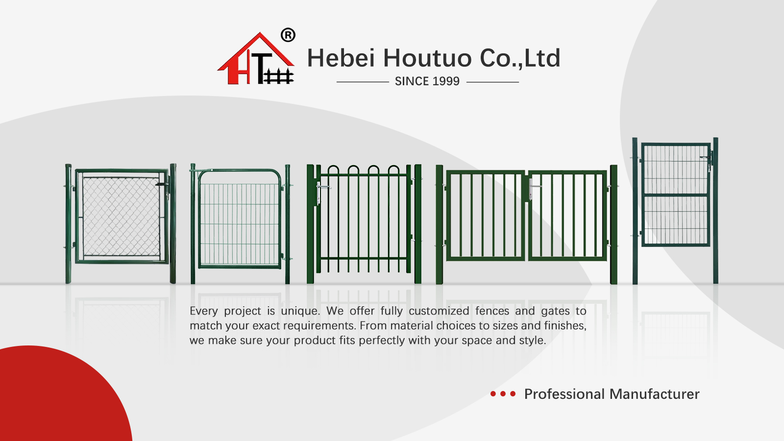 Single Garden Gate Matching Side Panel Options Offered