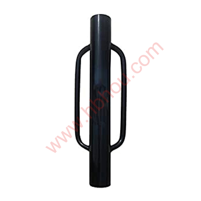 round galvanised steel posts