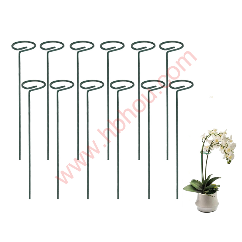 Plant Stake Support, Garden Single Stem Support Stick Plant Rings