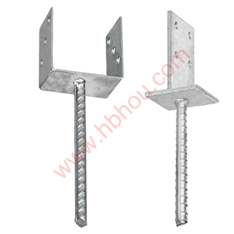 Post Anchor with Ripp-Stick -Heavy Zinc Coating