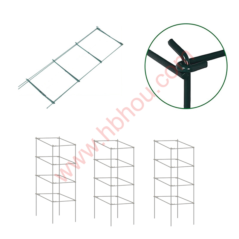 Square Plant Support Cages, Tomato Towers for Climbing, Plant Trellis