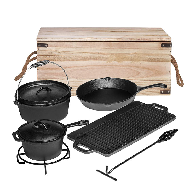 Woods Heritage Cast Iron Camping Cook Set Review & Specs