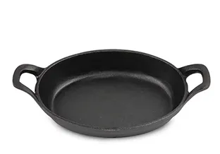enamel coated cast iron grill pan
