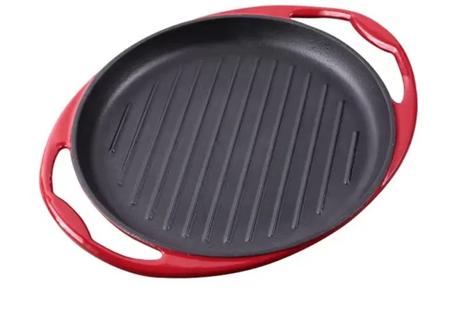 cast iron dual handle